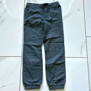 Boys old navy large 10-12linen grey pants like new